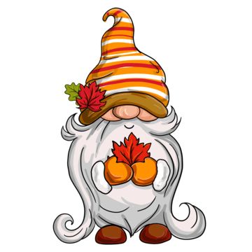 Thanksgiving Nomes, Thanksgiving Gnomes Clipart, Thanksgiving Gnome Painting, Fall Pictures To Draw, Fall Drawings Autumn, Fall Gnomes Painting, Cute Thanksgiving Drawings, Thanksgiving Art Painting, Gnomes Background