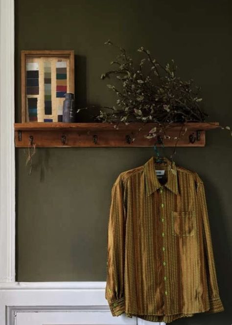 Cardamom Farrow And Ball, Farrow And Ball Cardamom, 1930 Kitchen, 2023 Bedroom, Kitchen 2024, Pantry Makeover, Farrow And Ball, Green Paint, Farrow Ball