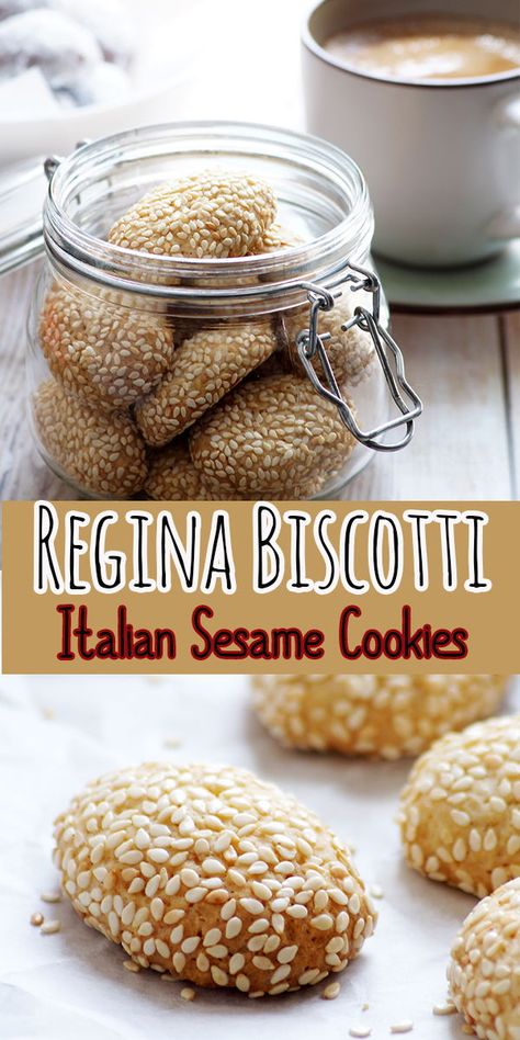 Italian Sesame Cookies Recipe, Sesame Cookies Recipe, Italian Sesame Seed Cookies, Cookies Eggless, Seed Cookies, Eggless Cookies, Sesame Cookies, Italian Christmas Cookies, Italian Cookie Recipes