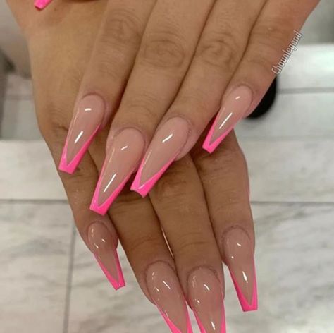 Silk Nails, Coffin Nails Long, Ballerina Nails, Nail Swag, Summer Acrylic Nails, Pink Nail, Pink Acrylic Nails, Acrylic Nail Art, Coffin Nails Designs