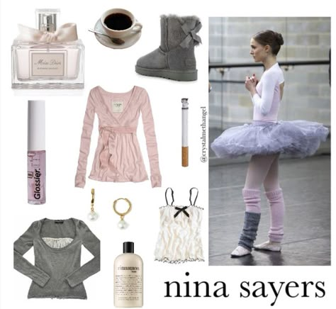 Nina Sayers Inspired Outfit, Nina Black Swan Aesthetic, Black Swan Clothes, Nina Black Swan Outfits, Black Swan Moodboard, Nina Sayers Outfit, Black Swan Aesthetic Outfit, Black Swan Outfits Inspired, Black Swan Coquette