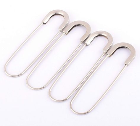 PRICES MAY VARY. Color: Silver ​Size: 80mm Material: iron Quantity: 4pcs Usage: Safety pins Scarf Blankets Skirts Knitted Fab Scarf Blankets Skirts Knitted Fabric Craftsric Crafts Clasp Pins keychain pins 4pcs 80mm Silver Safety pins Coiless Safety Pins Larger Safety Pins Kilt Pins Broochs letter Bar Pins Apparel Accessories DIY Sewing Large Safety Pin, Kilt Pins, Kilt Pin, Safety Pins, Eye Pins, Stick Pins, Pin Jewelry, Metal Pins, Accessories Diy