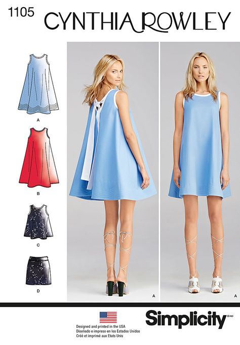 Sew What?.........Cynthia Rowley Shift Dress, that's what! Tent Dress Pattern Free, Dress Pattern With Sleeves, Tent Dress Pattern, Tent Dresses Pattern, Mini Skirt Sewing Pattern, Dress Sketch, Dresses By Pattern, Cynthia Rowley Dress, Dress Patterns Free