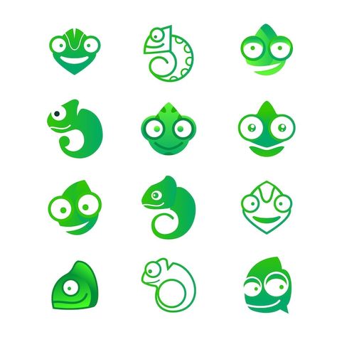 Chameleon Character, Chameleon Illustration, Chameleon Drawing, Chameleon Logo, Help Logo, Burger Stand, Social Media Icons Vector, Chameleons, Banner Template Design