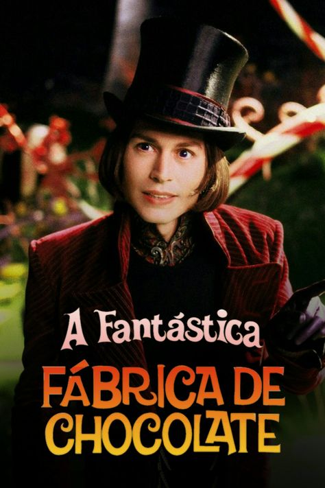 A Fantástica Fábrica de Chocolate (2005) | Cartaz Willie Wonka, Willy Wonka, Tim Burton, Wallpapers, Film, Tv, Movie Posters, Anime, Pins