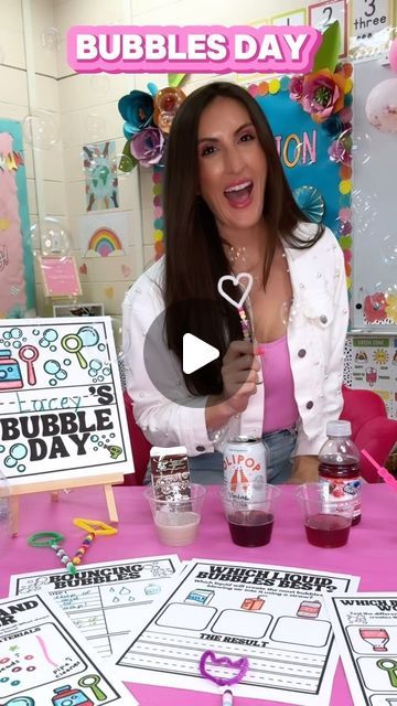 Lacey Bourke Neskes on Instagram: "BUBBLES 🫧 DAY is such a magical way to end the school year!! My students are going to be so excited for these activities. 😍

Kindergarten teacher activities resources ideas inspo elementary school classroom EOY #teacher #teachersofinstagram #teachersofig #iteachk #iteachtoo #iteach #classroomsetup #classroomideas #classroompinspirations #teacherinspiration #teacherideas #watchmeteach" Friday Activities, Activities Kindergarten, Teacher Activities, End Of Year Activities, Elementary School Classroom, Fun Friday, Kid Projects, Teaching Supplies, Mad Science