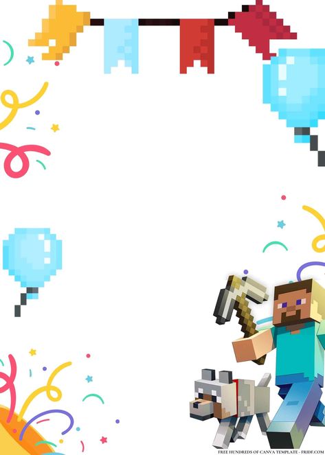 Mine Your Way to Fun! Free Minecraft Birthday Invitations Inside! Check more at https://www.fridf.com/minecraft-birthday-invitations/ Minecraft Party Invitations, Minecraft Invitations, Minecraft Birthday Invitations, Leo Birthday, Minecraft Birthday, Minecraft Party, Birthday Invitations, Minecraft, Baby Shower