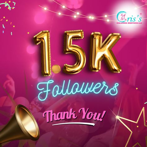 Thank You for 1.5K Followers! 🌟
#CrissCleaningServices #ThankYou #Followers #CleaningExcellence 5k Followers, Cleaning Service, Cute Wallpapers, Thank You, Wallpapers