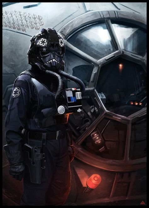 Tie Fighter Pilot, Si Fi, Star Wars Trooper, Heroic Fantasy, Stars Wars, Star Wars Empire, Tie Fighter, Star Wars Ships, Star Wars Wallpaper