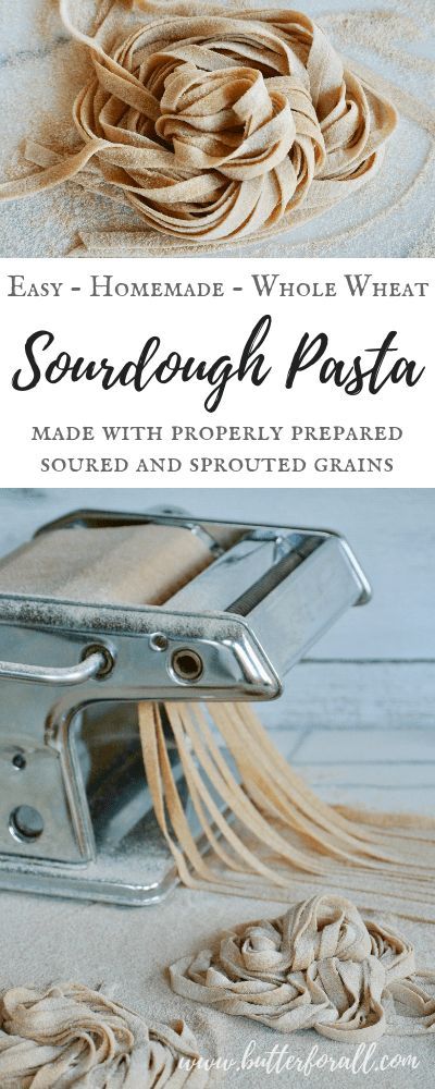 This Whole Wheat Sourdough Pasta is made with properly prepared grains for a nourishing homemade meal. Pasta Rasta, Sourdough Pasta, Sourdough Tips, Homestead Cooking, Pasta Homemade, Whole Wheat Sourdough, Sourdough Starter Discard Recipe, Fancy Dishes, Pasta Casera