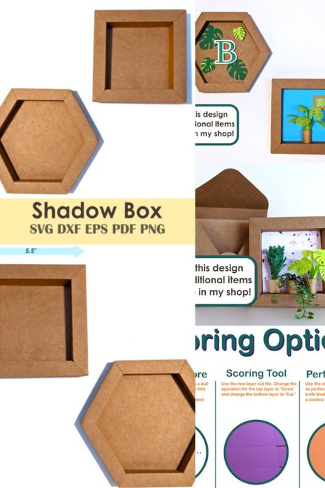 Shadow Box Photo Frame Template Photo Frame Template, Box Photo Frame, Template Frame, Laser Cut Box, Scoring Tool, Laser Ideas, Box Photo, Ad Template, Frame Photo