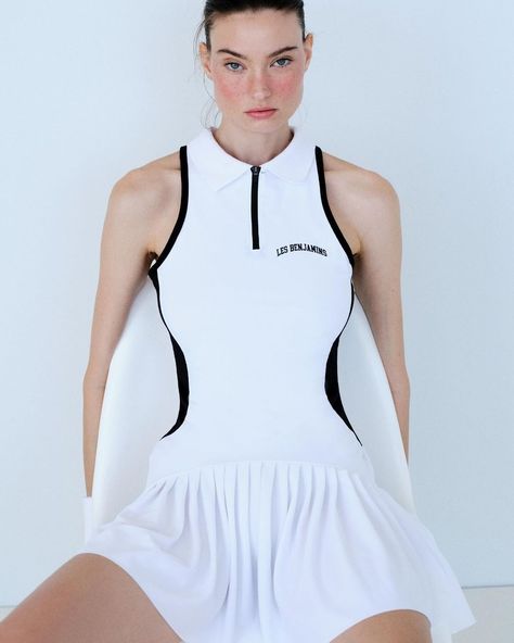 LES BENJAMINS (@lesbenjamins) • Instagram photos and videos Yanina Couture, Les Benjamins, Sports Attire, Tennis Outfit, Court Dresses, Sportswear Fashion, Tennis Fashion, Sport Dress, Sports Wear