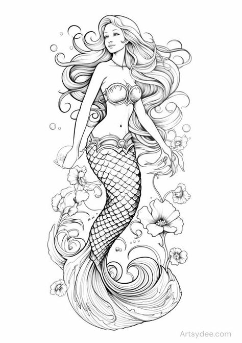 43 Free Printable Mermaid Coloring Pages! Coloring pages for kids #coloringpagesforkids Coloring page for kids #coloringpageforkids Kids coloring page #kidscoloringpage 19.86 Printable Mermaid Coloring Pages, Mermaid Coloring Pages Free Printable, Coloring Pages With Quotes, 3d Coloring Pages, Coloring Pages Sonic, 3 Marker Challenge, Coloring Pages Cars, Free Printable Mermaid, 4th Of July Coloring Pages