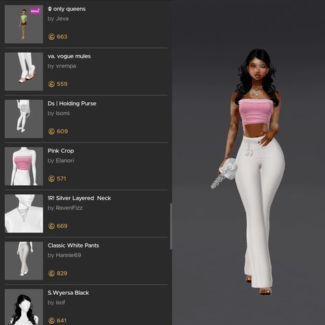 Imvu Makeup Look, Imvu Clothes, Starbucks Outfit, Imvu Fits, Imvu Outfits, Imvu Outfits Ideas Cute, Female Outfits, Roblox Animation, Baddie Outfits Ideas