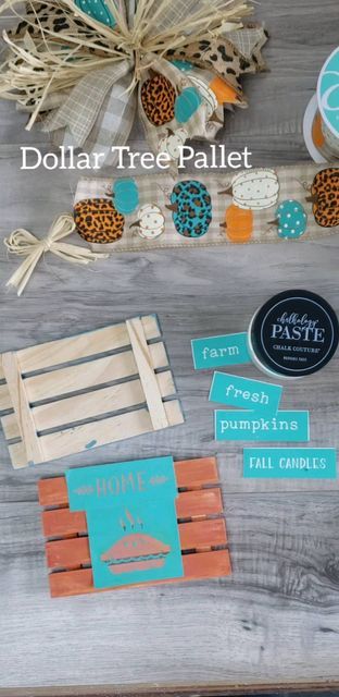 PineyCreekMarket. Laura Conley on Instagram: "Quick fall mini pallet sign. Perfect for your tiered tray! These little Dollar Tree pallets are so cute for fall! #crafts #handmade #homedecor #fall #falldecor #diy #reelsinstagram #reels #diyreel #easycrafts #tieredtraydecor #tiertray" Chalk Couture Tiered Tray, Chalk Couture Fall Ideas, Mini Pallet Crafts, Dollar Tree Pallet Crafts, Dollar Tree Tiered Tray Diy, Mini Pallet Ideas, Backyard Crafts, Craft Nights, Wood Pallet Crafts