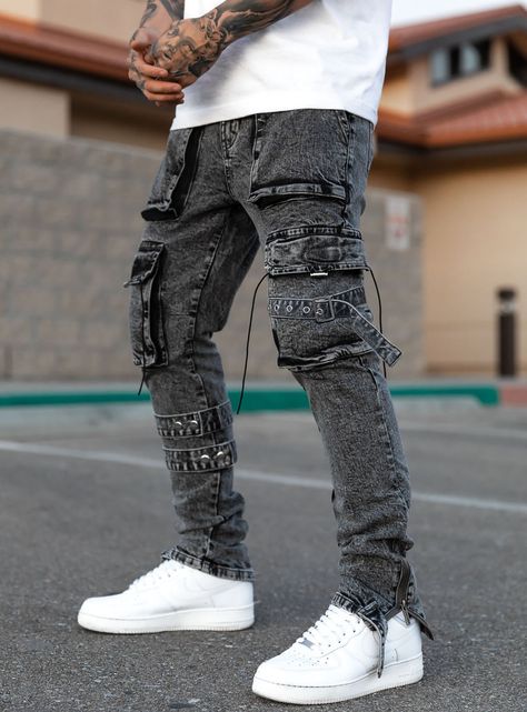 Mens ripped jeans outfits