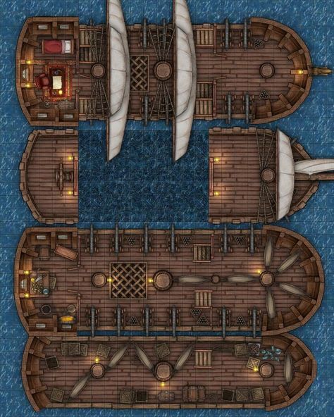 Storybook House Plan, Steampunk Vehicle, Fantasy City Map, Vikings Game, Ship Map, Navi A Vela, Fantasy World Map, Old Sailing Ships, Tabletop Rpg Maps