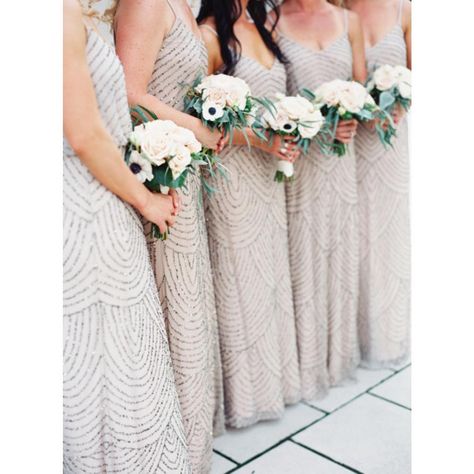 Adrianna Papell Beaded Bridesmaid Dress, Wedding Gown Simple, Simple Bridesmaid Dresses, Art Deco Dress, Wedding Photography Styles, Deco Wedding, Bridesmaid Style, Nashville Wedding, Vintage Bride