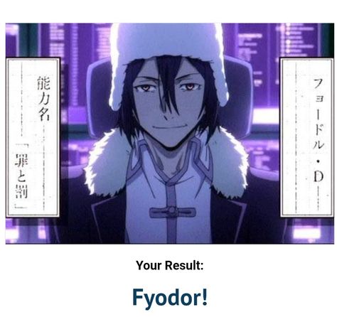 Bsd Kin Quiz, Bsd Kinnie Quiz, Fyodor Kin, Fyodor Kinnie Bingo, Bsd Quiz, Bsd Kinnie Bingos, Kinnie Quiz, Bsd Fyolai, Bsd Kin