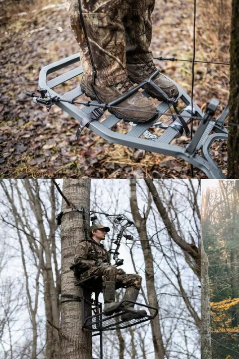 Tree Stand Hunting, Hunting Photos, Hunting Stands, Hunting Guide, Hunting Diy, Tree Stands, Deer Stand, Diy Tree, Senior Pictures Boys