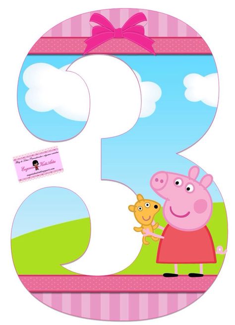 Peppa Pig Images, Peppa Pig Imagenes, Pig Birthday Theme, Peppa Pig Birthday Decorations, Peppa Pig Party Decorations, Peppa Pig Teddy, Peppa Pig Birthday Party Decorations, Greta Gris, Peppa Pig Invitations