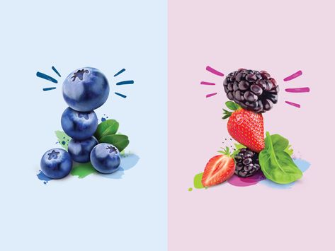 Uniqberry Frozen Berries Packaging Design and Identity by Onfire Design » Onfire Design Berry Packaging, Yoghurt Packaging, Kids Juice, Drinks Packaging Design, Juice Packaging, Brand Architecture, Frozen Berries, Fruit Photography, Food Graphic Design