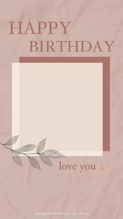 Happy Birthday Instagram Story Template, Layout For Instagram, Birthday Instagram Story, Birthday Instagram, Birthday Posters, Instagram Story Idea, Happy Birthday Template, Happy Birthday Posters, Idea For Birthday