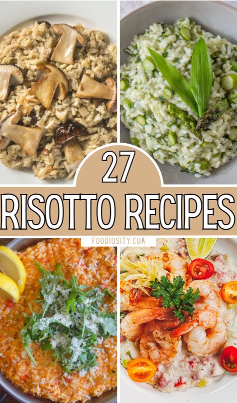 Recipes Using Risotto, Different Risotto Recipes, Main Dish Risotto Recipes, Rizzuto Recipes, Risotto Casserole Recipes, Low Calorie Risotto Recipes, Easter Risotto, Chicken And Risotto Recipes Dinners, Mediterranean Risotto Recipes