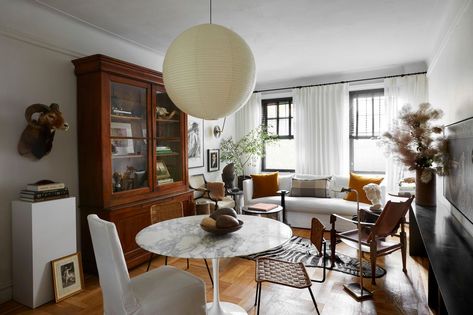 interior Small Decorating Ideas, West Village Nyc Apartment, Greenwich Village Apartment, West Village Apartment, Dining Room Interior Design, Dining Room Interior, Rooms Design, Apartment Living Room Design, New York City Apartment