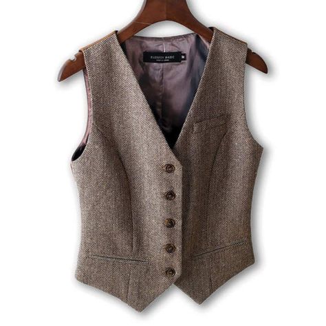 Online Shop Women Vintage Vest, Plus Size Autumn and Spring Slim Woolen Suit Vest Classic Official Waistcoat | Aliexpress Mobile Suit Vest Women, Plus Size Herbst, Woolen Suit, Vest Plus Size, Plus Size Autumn, Suit Pin, Mens Suit Vest, Vintage Suits, Business Dress