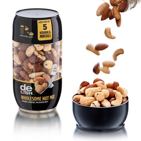 Walgreens Creatively Rethinks Nut Packaging – Packaging World — Studio One Eleven Nuts Packaging Ideas, Walnut Packaging, Nut Packaging, Bean Packaging, Nuts Packaging, Interesting Packaging, Packaging World, Pouch Packaging, Powder Recipe