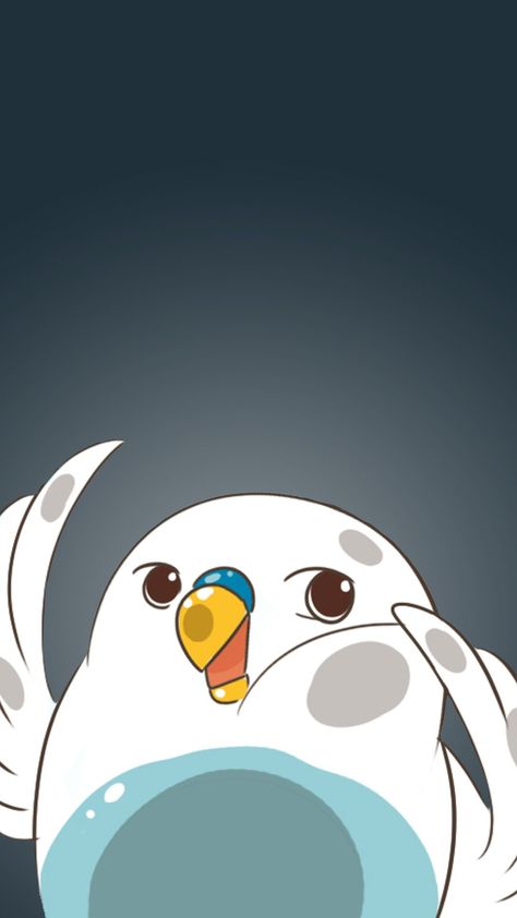 A budgie’s life webtoon iPhone wallpaper Cute Budgie Wallpaper, Kuş Wallpaper, Budgie Wallpaper, Iphone Cartoon, Cute Images For Wallpaper, Blue Pictures, Bird Wallpaper, Funny Birds, Gaming Wallpapers