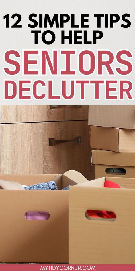 Looking for decluttering tips for seniors? Here are practical decluttering ideas for seniors to help you declutter your home and keep it tidy, clutter free and organized. Discover practical decluttering tips for seniors to make it easier for you to declutter your home and keep the clutter at bay. Declutter Hacks, Declutter 365, Declutter Help, Super Senior, Ideas For Seniors, Tips For Decluttering, Clutter Help, Easy House Cleaning, Declutter Closet