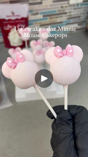 6.1K views · 92 reactions | How I make Minnie Mouse Cakepops #cakepops #minniemouse | Dino Treats | Dino Treats · Original audio Minnie Mouse Cake Pops Diy, Minnie Mouse Snacks, Minnie Mouse Dessert Table Ideas, Minnie Mouse Food Ideas, Minnie Mouse Treats Table, Minnie Mouse Cakepops, Dino Treats, Minnie Mouse Treats, Minnie Cake Pops