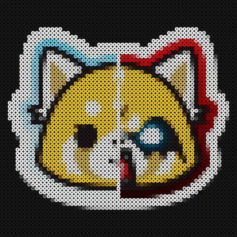 Aggretsuko Aggretsuko Perler Beads, Anime Perler Bead Patterns, Anime Perler, Perler Projects, Perler Creations, Pixel Beads, Pearl Beads Pattern, Beads Patterns, Art Perle