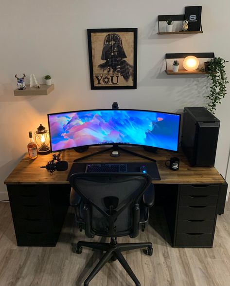 This setup screams classy with the perfectly symmetrical G915 and PRO X Wireless . 🎩 How symmetrical do you keep your setup? Shop symmetrical: https://g.logi.link/6gr77 📸 u/ImGyver (Reddit) Trading Workstation, Trading Room Design, Deck Setup, Trading Room, Trading Desk, Computer Desk Setup, Gamer Room Decor, Desktop Setup, Stiff Neck