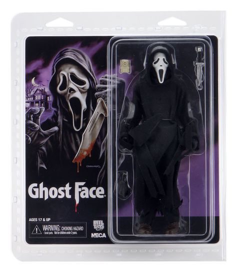 Ghostface Costume, Neca Figures, Film Cult, Ghostface Scream, Card Packaging, Ghost Face, Top Toys, Ghost Faces, Michael Myers