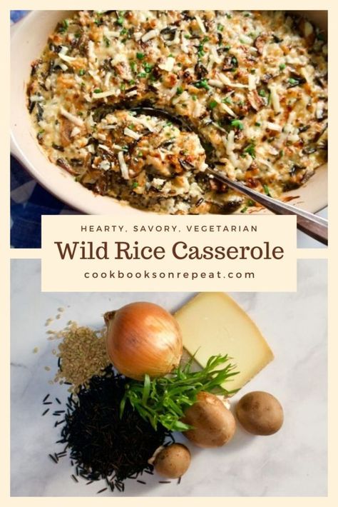 Casseroles Vegetarian, Wild Rice Recipes Side Dishes, Rice Recipes Side, Casserole Vegetarian, Great Vegetarian Meals, Meatless Chicken, Leftover Rice Recipes, Wild Rice Recipes, Wild Rice Casserole