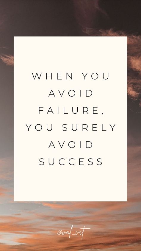 when you avoid to fail, you are for sure avoiding your potential success. It is okay to fail, but it is not okay to stop yourself before you even try. It's important to try, again, again & again, to achieve you goals. Its Okay To Fail, Exam Affirmations, Grades Quotes, Work Presentation, Fit Club, It Is Okay, Not Okay, Fitness Club, Care About You