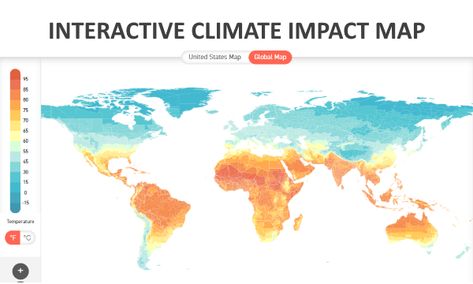 Love Free Software - Interactive Climate Change #Map to Visualize Climate Impact: This article covers an interactive climate… - View More Climate Map, Global Map, Climate Zones, United States Map, Rare Breed, Love Free, Free Software, Interactive Map, State Map