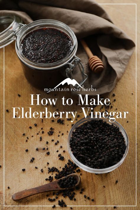 Elderberry Vinegar, Homemade Elderberry Syrup, Elderberry Benefits, Wild Rose Detox Recipes, Elderberry Plant, Herbal Vinegar, Elderberry Tea, Simple Syrup Cocktails, Elderberry Syrup Recipe