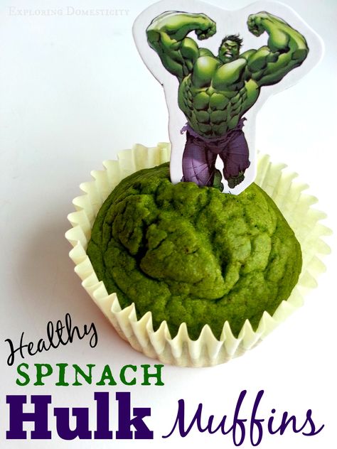 Healthy Spinach Hulk Muffins #healthysnacks #disneykids #hulk #healthymuffins #kidsfood #foodforkids Hulk Muffins, Breakfast Casserole Healthy, Wrapper Recipes, Green Muffins, Healthy Lunchbox Recipes, Casserole Healthy, Spinach Muffins, Quinoa Muffins, Pesto Vegan