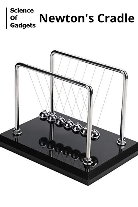 Newton's Cradle Law Of Conservation Of Energy, Newtons Cradle, Conservation Of Energy, Science Gadgets, Newton's Cradle, Falmouth, Birthday List, Fun Science, Physics