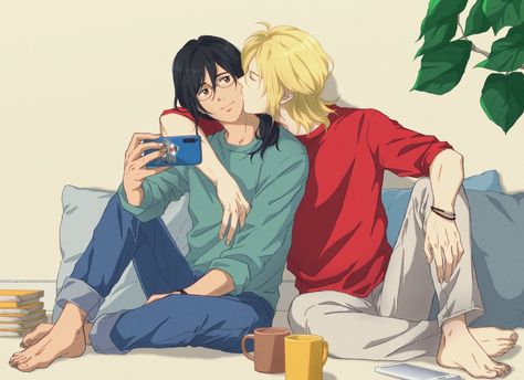 Gay Fish, Banana Art, Banana Fish, Fish Bone, Fish Art, Anime Ships, Lynx, Anime Fanart, Anime Icons