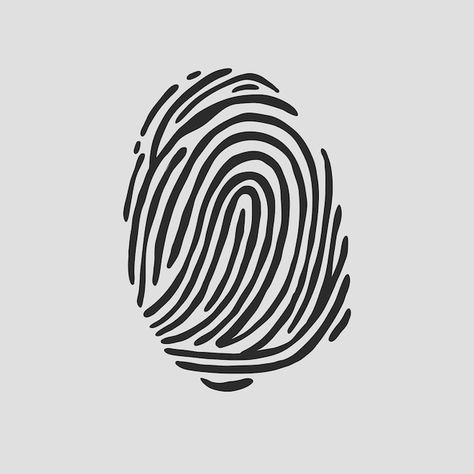 Vector thumb print fingerprint vector il... | Premium Vector #Freepik #vector #fingerprint #finger-print #silhouette #steal Campaign Flyers, Thumb Print, Thumb Prints, Finger Print, Ski Shop, Stationery Templates, Business Card Maker, Card Banner, Flyer Maker