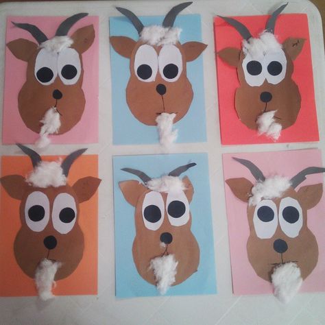 Cd Cow Craft | Crafts And Worksheets For Preschool,Toddler And ... Billy Goats Gruff Craft Preschool, 3 Billy Goats Gruff Preschool Crafts, Three Billy Goats Gruff Art Preschool, Goat Art And Craft For Preschool, Farm Craft For Preschoolers, Preschool Goat Craft, Goat Crafts Preschool, 3 Billy Goats Gruff Craft, Billy Goat Gruff Craft