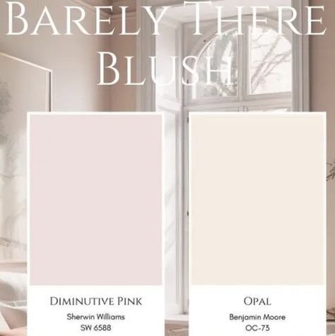 Pink Color Palette Bedrooms, Lotus Petal Sherwin Williams, Good Room Colors, Girl Bedroom Paint Colors, Pink Nursery Paint Colors, Home Color Schemes Interior, Pale Pink Room, Pink Paint Colors, Paint Color Inspiration