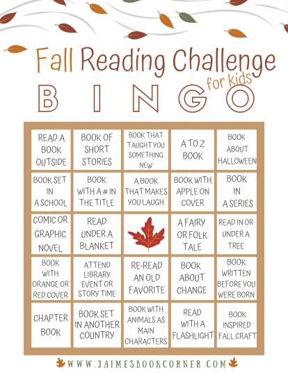 Fall Book Bingo, Fall Program Ideas, Fall Reading Challenge, Literacy Night Activities, Reading Challenge For Kids, Books To Read List, Fall Bingo, To Read List, Passive Programming