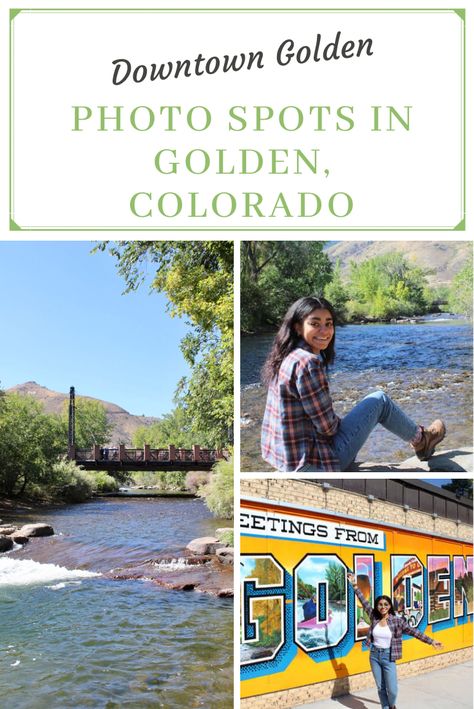 A cpuple of easy, accessible places to take pictures in Golden. Weekend In Colorado, Trip To Colorado, Places To Take Pictures, Few Highlights, Golden Colorado, Colorado Travel, Instagram Worthy, Long Weekend, The Golden