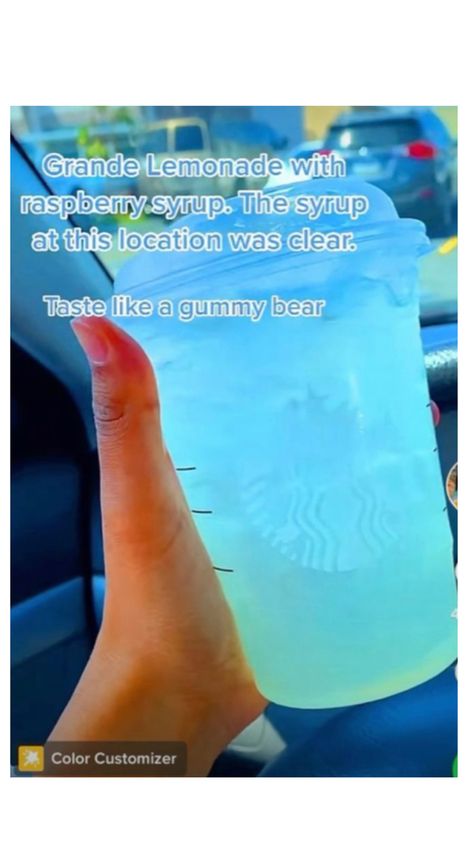 Starbucks Gummy bear Gummy Bear Starbucks Drink, Gummy Bear Drink, Dutch Bros Drinks, Starbucks Secret Menu Recipes, Starbucks Orders, Starbucks Drinks Diy, Secret Starbucks Recipes, Iced Starbucks Drinks, Secret Starbucks Drinks